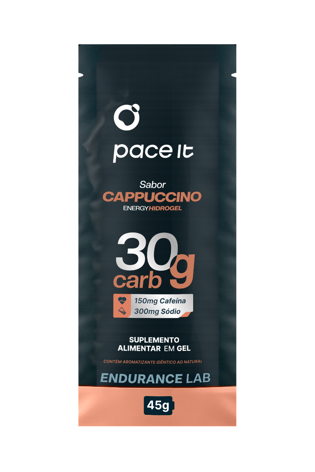 Gel_de_carboidrato_Pace_It_ Cappuccino Retangular_Frontal_Fundo_Branco