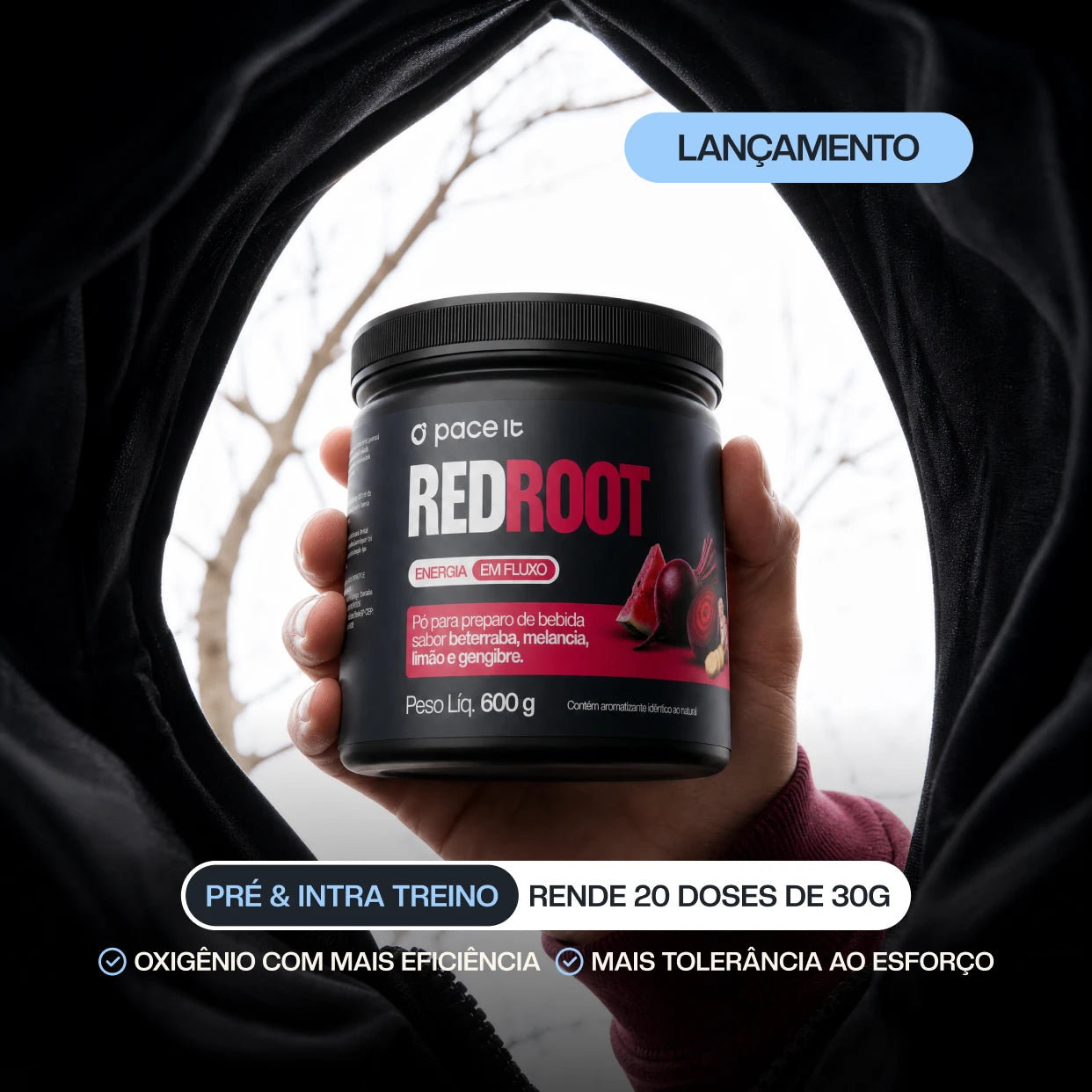 REDROOT 465 - Pré/Intra-treino Natural