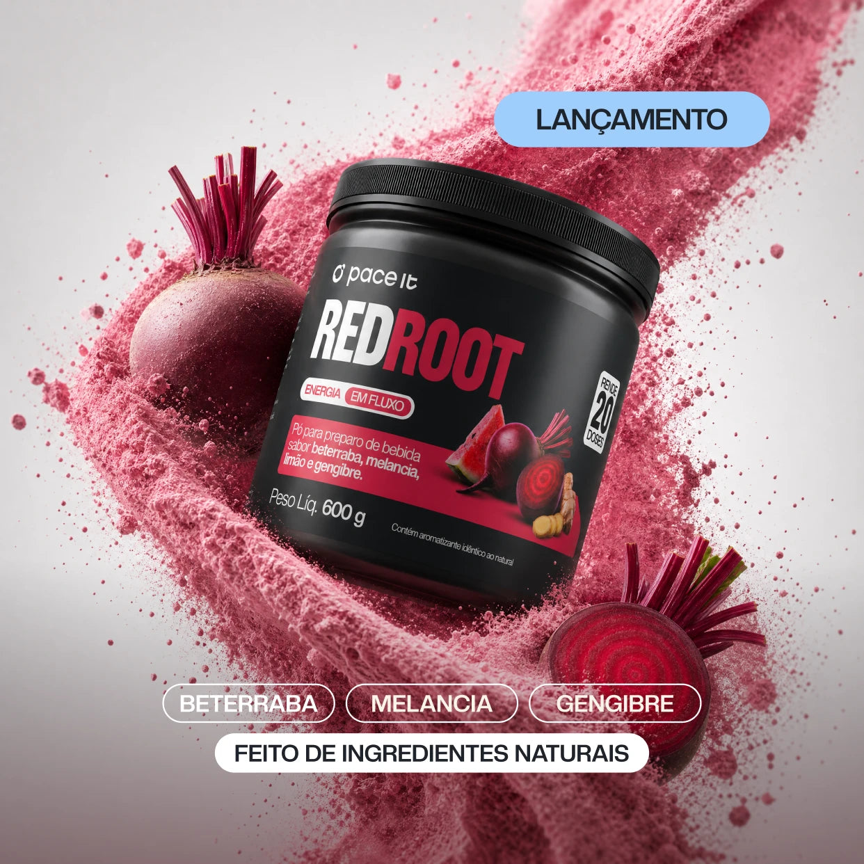 REDROOT 465 - Pré/Intra-treino Natural