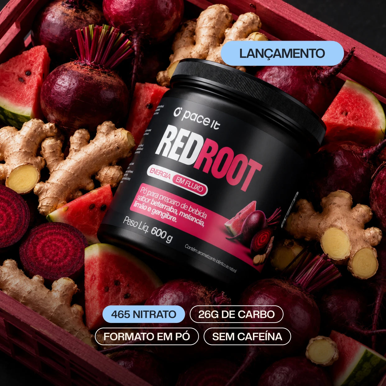 REDROOT 465 - Pré/Intra-treino Natural