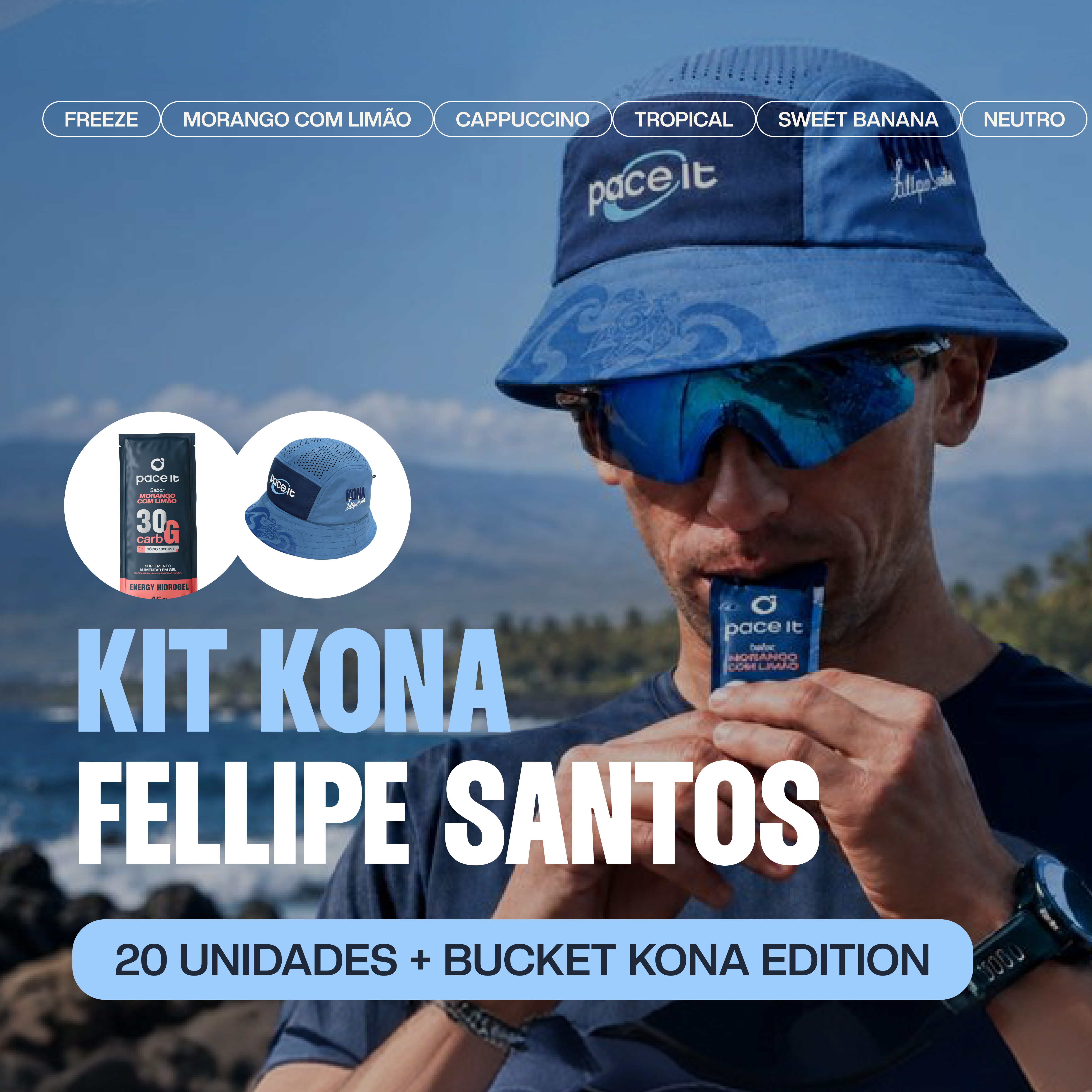 Kit 20 Unidades + Bucket - Felipe Santos KONA