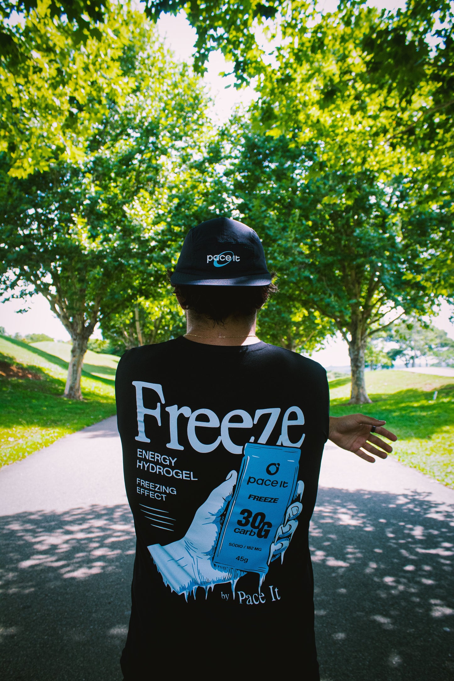 CAMISETA ESPORTIVA FREEZE + 6 GÉIS